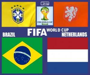 Puzzle Αγώνα για την 3η θέση, Βραζιλία το 2014, Βραζιλία vs Ολλανδία